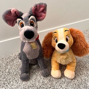 Disneys Lady and the Tramp stuffies